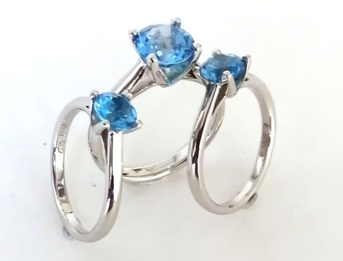 Blue stone ring